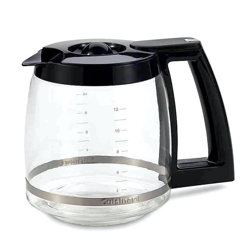 Cuisinart® Replacement Glass Carafe for Models DCC1200 , DCC1100BK, DGB550BK, Black